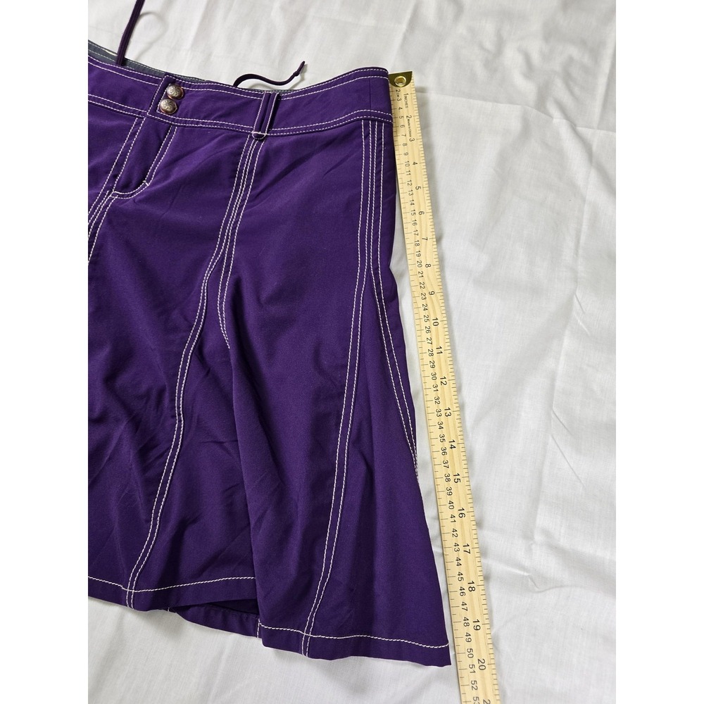 Athleta Skort Womens 10P Purple Stretch Athletic Lined Pockets Petites Golf - Picture 2 of 9